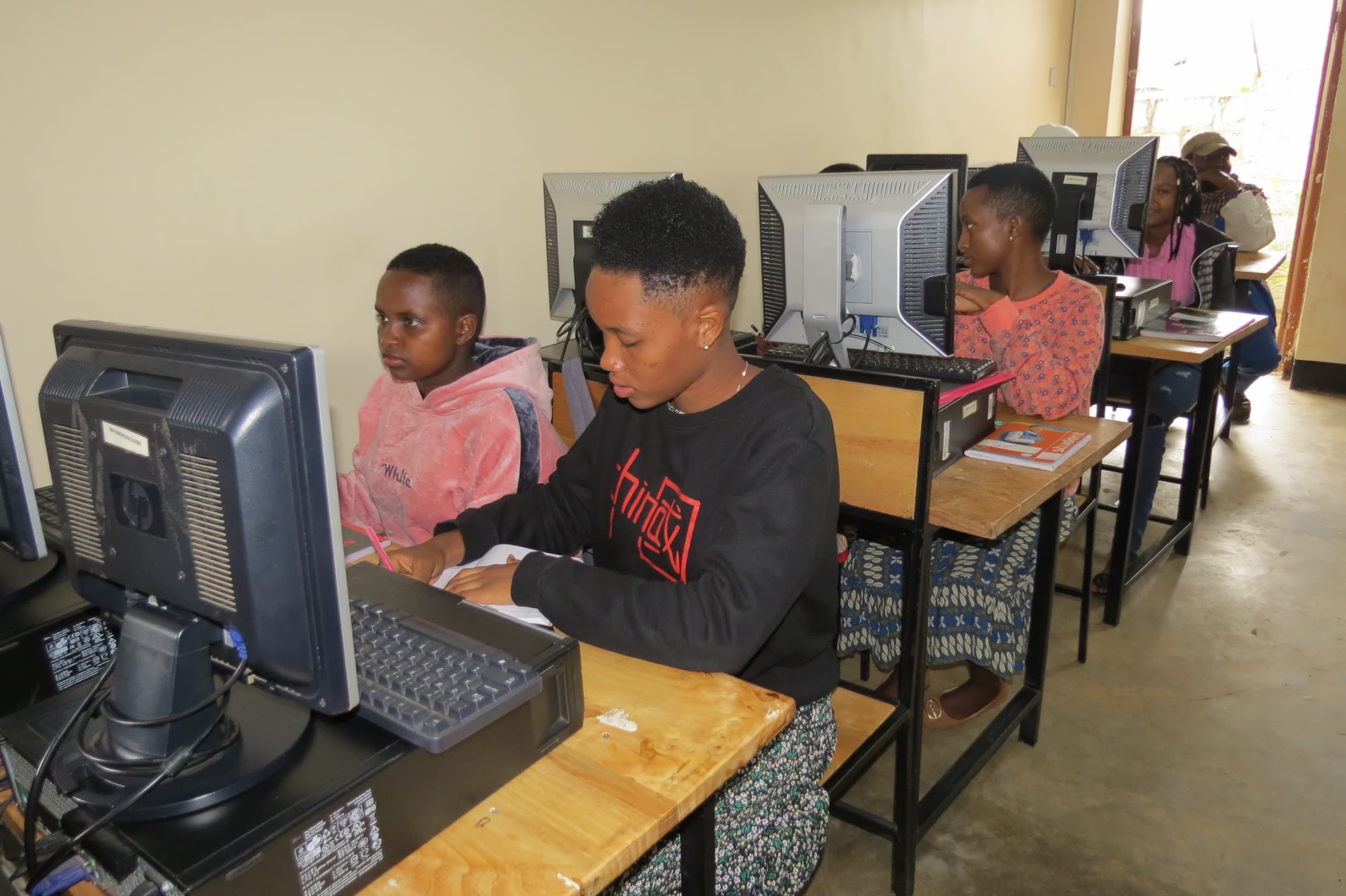 BRF students practising their skills
